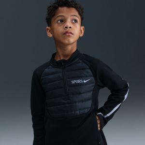 Tottenham Hotspur Academy Winter Warrior Nike Therma-FIT voetbaltrainingstop voor kids - Zwart