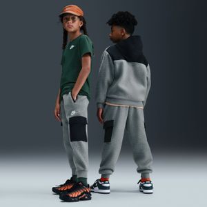 Nike Club Fleece cargobroek voor kids - Grijs