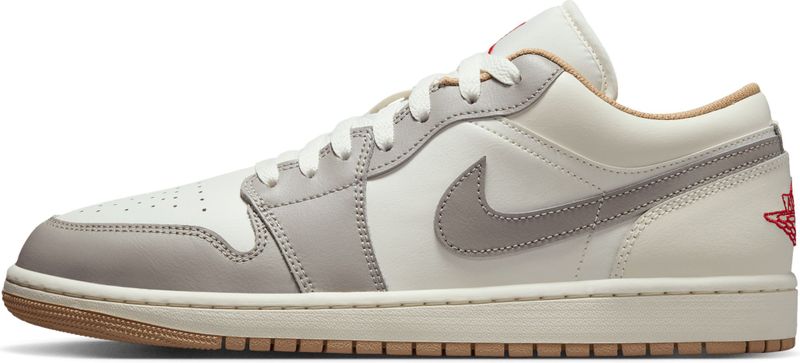 Nike - Air Jordan 1 Low - Sneakers - Wit - Leer