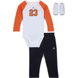 Jordan MVP driedelige babyset (0-9 maanden) - Zwart