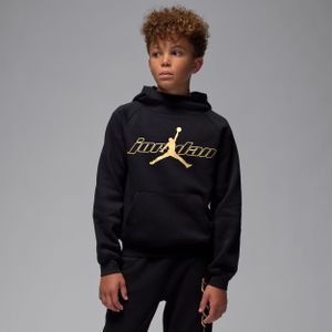 Jordan Mountainside fleecehoodie voor kids - Zwart