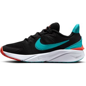 Nike Star Runner 4 hardloopschoenen voor kids (straat) - Zwart