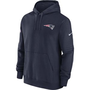 New England Patriots Sideline Club Nike NFL-hoodie voor heren - Blauw