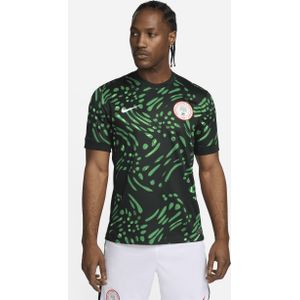 Nigeria 2024 Stadium Uit Nike Dri-FIT replica voetbalshirt voor heren - Zwart