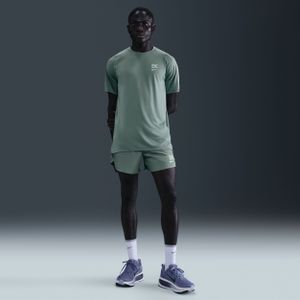 Nike Stride 'Eliud Kipchoge' Dri-FIT hardloopshorts met binnenbroek voor heren (13 cm) - Grijs