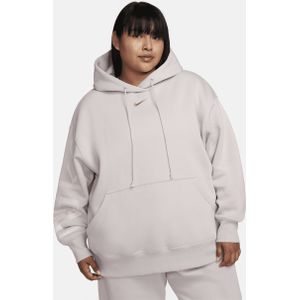 Nike Sportswear Phoenix Fleece oversized hoodie met logo voor dames (Plus Size) - Paars