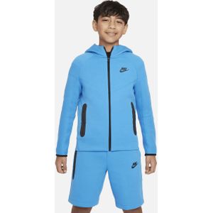 Nike Sportswear Tech Fleece Hoodie met rits voor jongens - Blauw