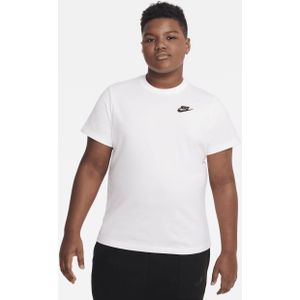 Nike Sportswear T-shirt voor kids (ruimere maten) - Wit