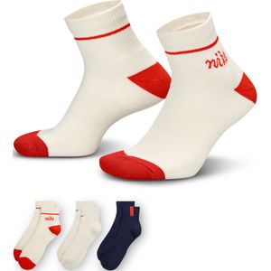 Nike Everyday Plus enkelsokken met demping (3 paar) - Meerkleurig