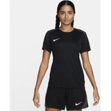 Nike Strike voetbaltop met Dri-FIT en korte mouwen voor dames - Zwart