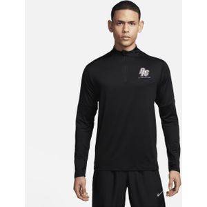 Nike Running Energy Dri-FIT hardlooptop met halflange rits voor heren - Zwart