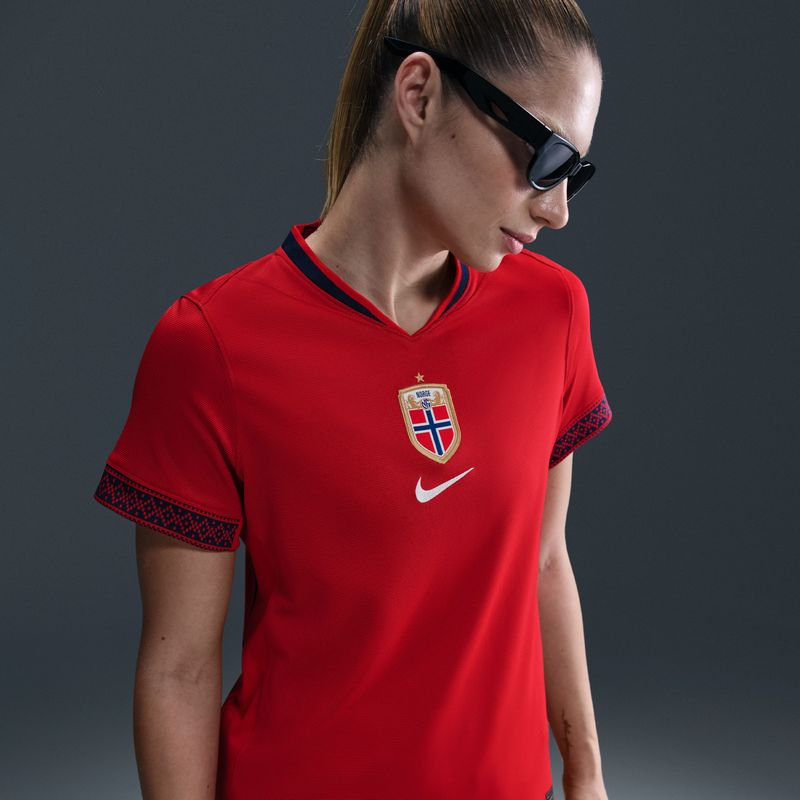 Nike - 2025 Stadium Thuis - Voetbalshirt - Rood - Dri-FIT - Dames