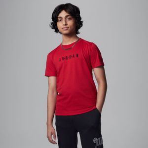 Jordan T-shirt met geborduurd logo voor kids - Rood