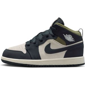 Jordan 1 Mid SE - Kleuterschoenen - Bruin