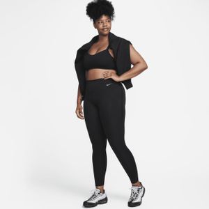 Nike Universa Legging met halfhoge taille en medium ondersteuning en zakken voor dames - Zwart