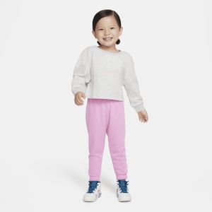 Nike Set met top met ronde hals en joggingbroek voor baby's (12-24 maanden) - Roze
