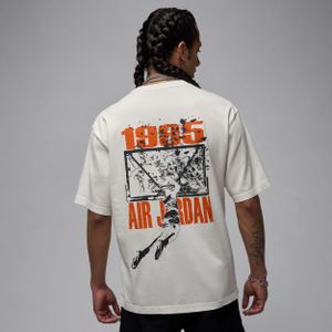 Jordan Brooklyn oversized T-shirt met graphic voor heren - Wit