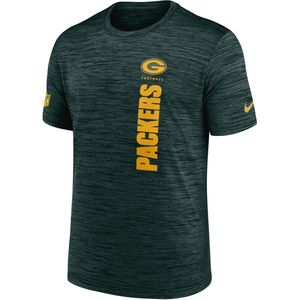 Green Bay Packers Sideline Velocity Nike NFL-herenshirt met Dri-FIT - Groen