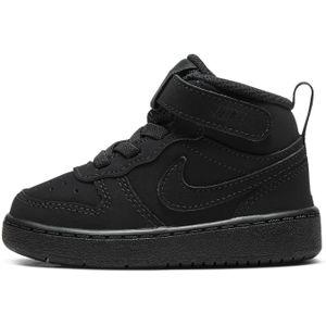 Nike Court Borough Mid 2 schoenen voor baby's/peuters - Zwart