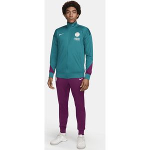 Paris Saint-Germain Strike Nike Dri-FIT knit voetbaltrainingspak voor heren - Groen