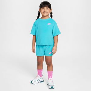 Nike 'Let's Roll' tweedelige badstofset voor kleuters - Groen