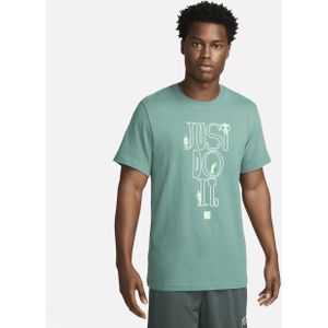 Nike Fitness T-shirt met graphic voor heren - Groen