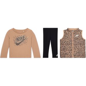 Nike Wild Warmth driedelige babyset met bodywarmer (12-24 maanden) - Zwart