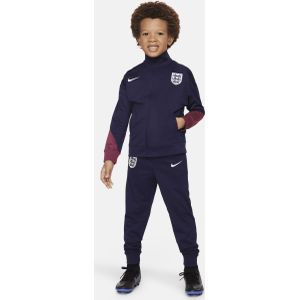 Engeland Strike Nike Dri-FIT knit voetbaltrainingspak voor kleuters - Paars