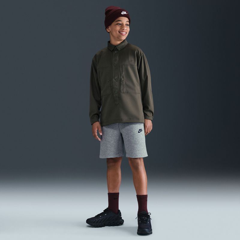 Nike - Tech Fleece - Jongensshorts - Zwart
