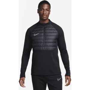 Nike - Therma-FIT Academy - Voetbaltop - Zwart - Halflange Rits - Heren