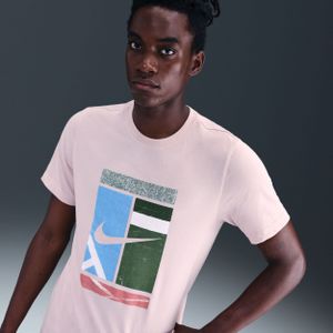NikeCourt Dri-FIT T-shirt voor heren - Roze