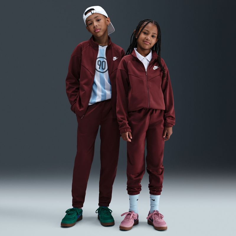 Nike - Poly Chevron - Trainingspak - Smoke Grey en Wit