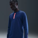 FC Barcelona Nike voetbalshirt met lange mouwen voor heren - Blauw
