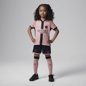 Paris Saint-Germain 2024/25 Stadium Derde Jordan driedelig replica-voetbaltenue voor kleuters - Roze