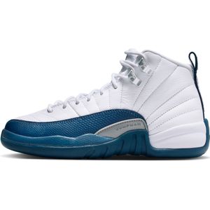 Air Jordan 12 Retro 'French Blue' kinderschoenen - Wit