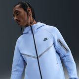 Nike - Tech Windrunner - Herenjack - Blauw - Fleece met Rits over de Hele Lengte
