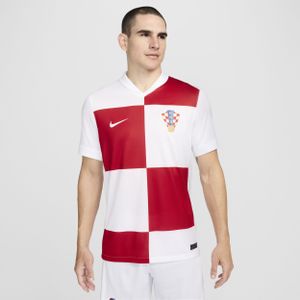 Kroatië 2024/25 Stadium Thuis Nike Dri-FIT replica voetbalshirt voor heren - Wit