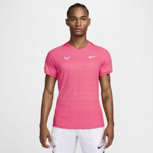 Rafa Dri-FIT ADV tennistop met korte mouwen voor heren - Roze