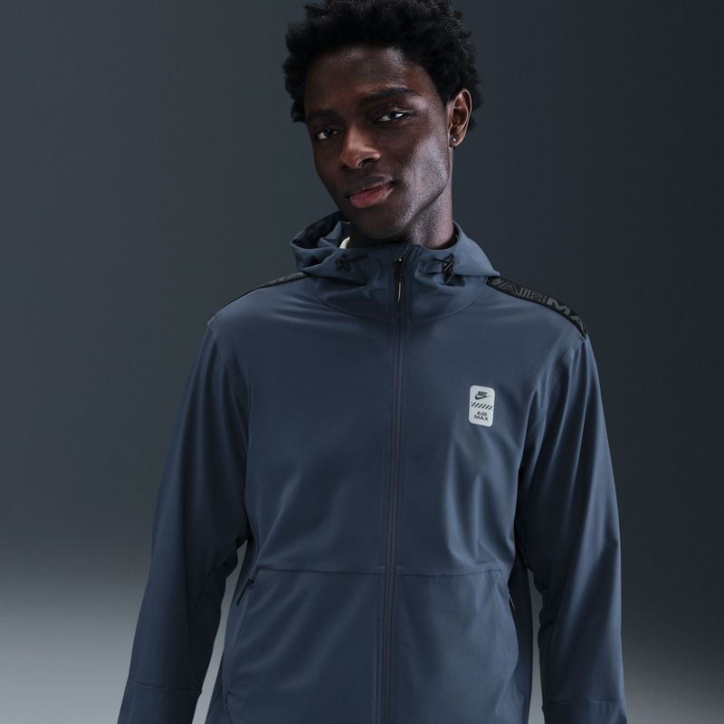 Nike - Air Max Tape Full Zip Jacket - Blauw - Herenjack