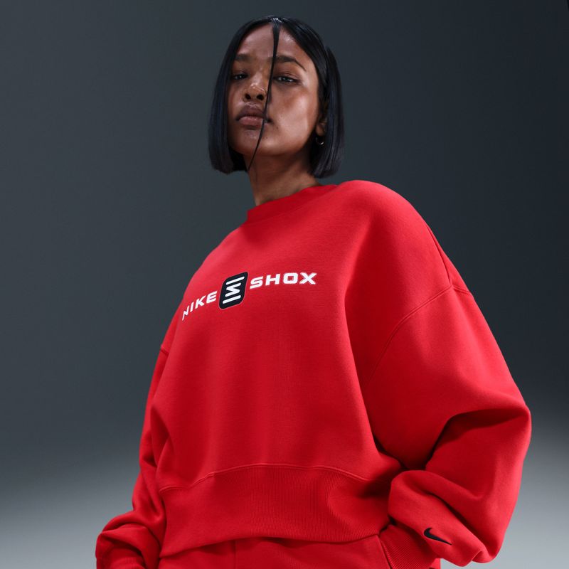 Nike - Phoenix Fleece Shox - Oversized Sweatshirt - Zwart