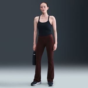 Nike Zenvy dameslegging met hoge taille en wijde pijpen - Rood