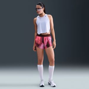 Nike AeroSwift 'Faith Kipyegon' Dri-FIT ADV hardloopshorts met halfhoge taille en binnenbroekje voor dames (8 cm) - Paars