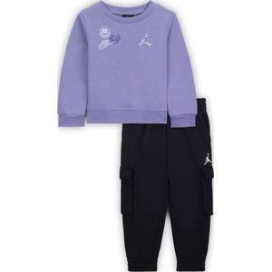 Jordan Blue Jeans and Bling tweedelige set met broek voor baby's (12-24 maanden) - Zwart