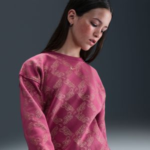 Meisjes Sweatshirt Nike Club Fleece OS AOP Shine