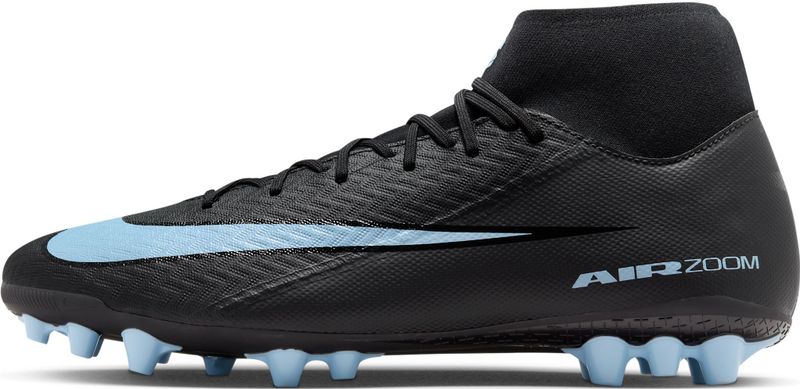 Nike Mercurial Superfly 10 Academy high-top voetbalschoenen (kunstgras) - Zwart