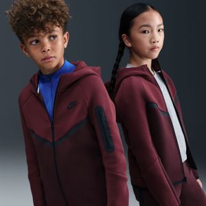 Nike - Tech Fleece Hoodie - Burgundy Crush - Kids