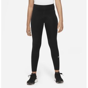 Nike Dri-FIT One Legging voor meisjes - Zwart