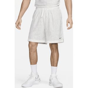 Nike Standard Issue omkeerbare basketbalshorts met Dri-FIT voor heren (15 cm) - Wit