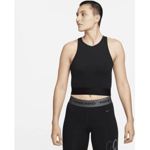 Nike Pro Dri-FIT croptop voor dames - Zwart