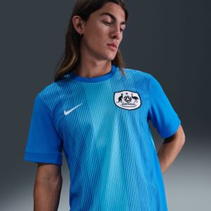 Australië 2025/26 Stadium Goalkeeper Nike Dri-FIT replicavoetbalshirt met korte mouwen voor heren - Blauw
